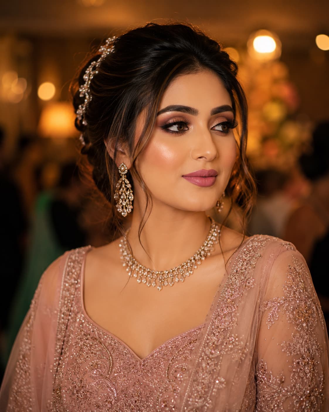 Reception Glam portfolio look